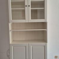 Vetrina Liatorp Ikea bianca 