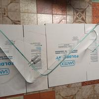 Ripiano in vetro curvato come nuovo