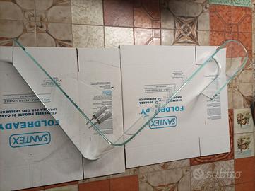 Ripiano in vetro curvato come nuovo