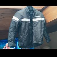 Giacca moto bambino taglia 140 cm