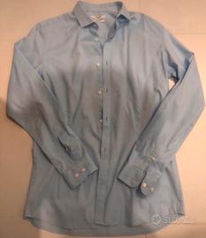 camicia azzurra in cotone Jack & Jones