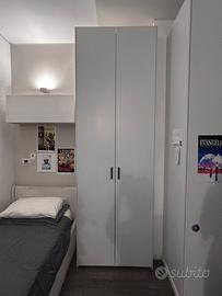 Armadio artigianale 2 ante, altezza 2,90 cm