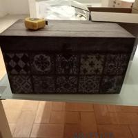 Scatola Contenitore Decorativa in Legno