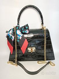 Borsa in Vera Pelle Made in Italy - Stampa Coccodr
