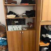 Armadio con ante e ripiani