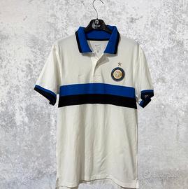 Polo Nike Inter Milano bianco e blu,Taglia M