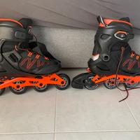 Rollerblade Neri/Arancio Taglia 44