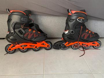 Rollerblade Neri/Arancio Taglia 44
