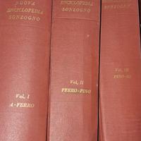 Nuova Enciclopedia Sonzogno 3 volumi
