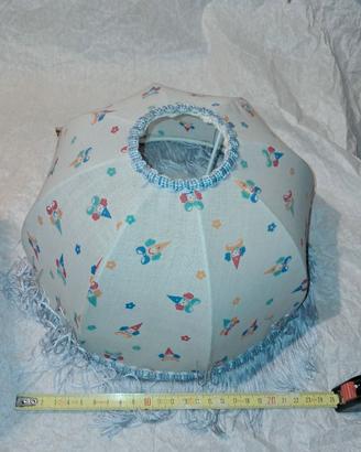 PARALUME IN STOFFA COLORE AZZURRO