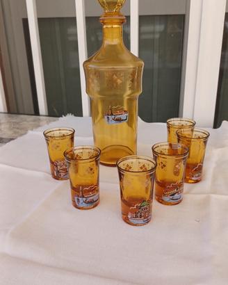 servizio cristallo souvenir venezia  vintage 