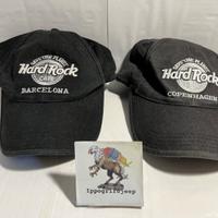 Set 2 Cappelli visiera Hard Rock Cafe Copenhagen