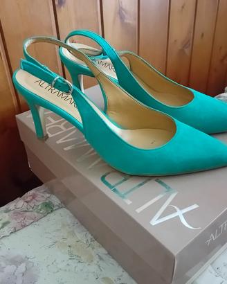 scarpe verde acqua n.37