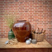 VASO DA GIARDINO Martaban Birmania TERRACOTTA