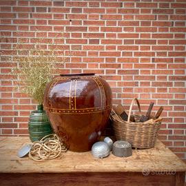 VASO DA GIARDINO Martaban Birmania TERRACOTTA