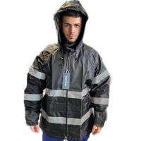 Giacca antivento antipioggia alta visibilità