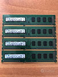 RAM 2GB DDR3 1RX8 PC3 10600U SAMSUNG
