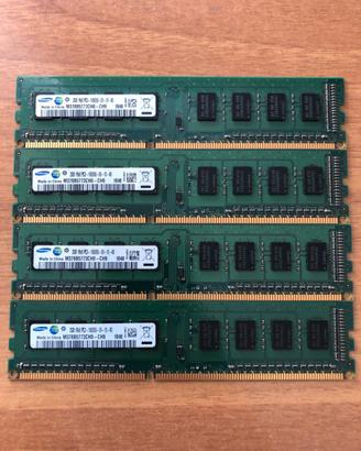 RAM 2GB DDR3 1RX8 PC3 10600U SAMSUNG