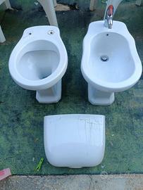 sanitari  wc, bidet,e cassetta wc alta
