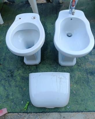 sanitari  wc, bidet,e cassetta wc alta