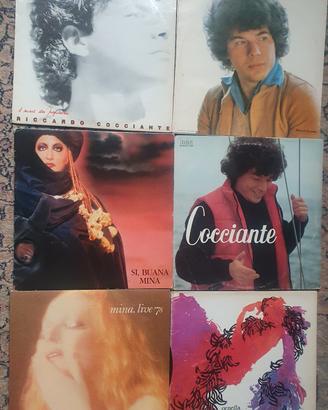 8 LP / Mina 4LP – Vanoni 1LP – Cocciante 3