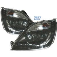 FARI FORD FIESTA 02-05 LUCE DIURNA SFONDO NERO