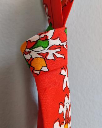 Cravatta Vintage Darling Pura Seta Rossa
