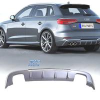 DIFFUSORE AUDI A3 HATCHBACK 17-20 LOOK S3 OO---OO
