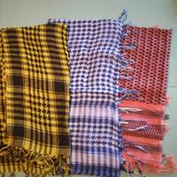 sciarpa shamangh kefia araba a scacchi in cotone
