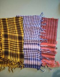 sciarpa shamangh kefia araba a scacchi in cotone
