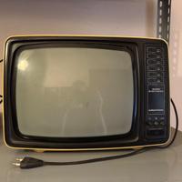 Antico Tv Beige Portatile Anni 70 Grundig Triumph