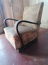 Poltrona Vintage singola da restaurare