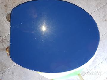 Copriwater BLU Lucido 46x38 cm - Usato Perfetto
