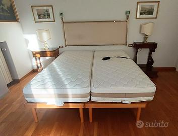 Letto matrimoniale FIBE Tecnoflex con materassi