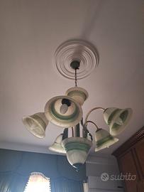 Lampadario in vetro