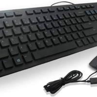 TASTIERA DELL KB216+MOUSE OTTICO DELL MS116 NERO