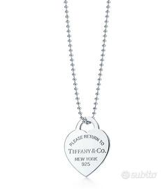 Collana Tiffany & Co. Heart Tag Grande Argento 925