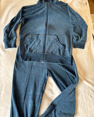 Tuta donna in ciniglia Blu  taglia L