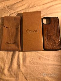 Cover MagSafe in legno per iPhone 15 plus