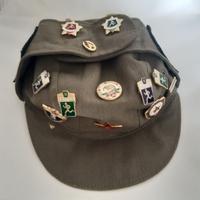Berretto vintage Unione Sovietica originale con di