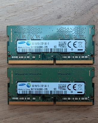 Samsung Ram 16GB ddr4 sodimm 2133 2x8 GB
