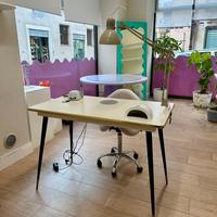 Tavolo Nail Bar vintage anni ’70 con aspirazione