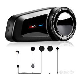 M2 Interfono Moto Con Radio Fm, Bluetooth 5.0 auri