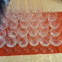 servizio bicchieri cristallo