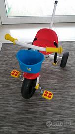 Triciclo Bimba e Bimbo con Maniglione ad Altezza R