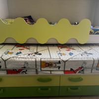 Struttura ponte con cassettiera Lyder camerette