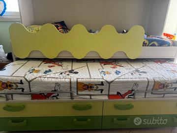 Struttura ponte con cassettiera Lyder camerette