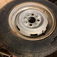 4 cerchi fiat 126 seconda serie più copri mozzo