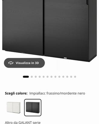 mobile con ante scorrevoli Galant ikea