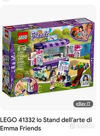 lego Friends lo stand dell' arte di Emma 